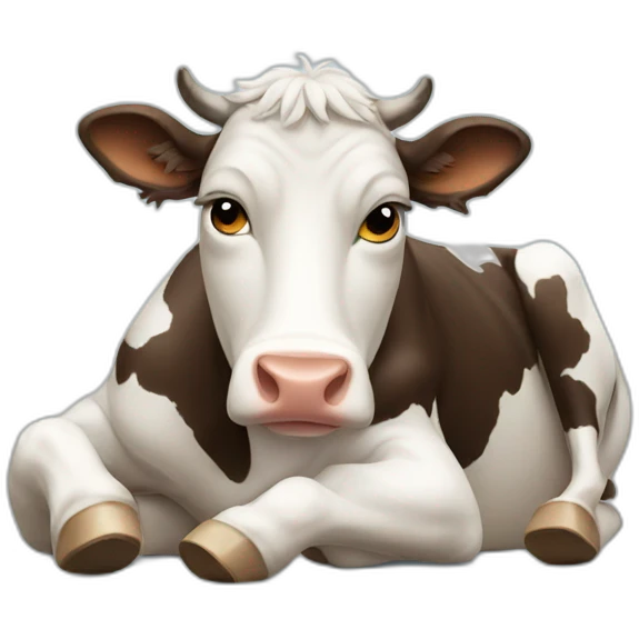 cow chilling emoji