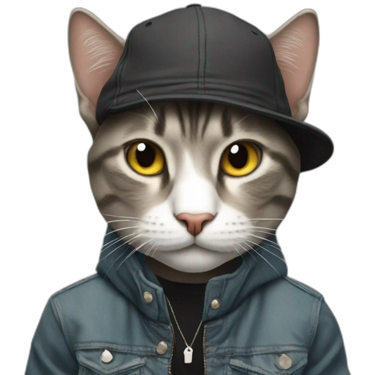 hiphop cat emoji
