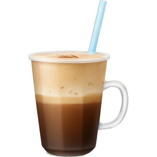 Ice coffee  emoji