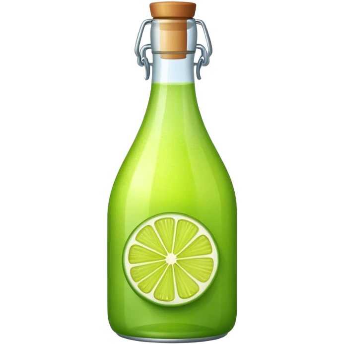 Bottled lime juice emoji