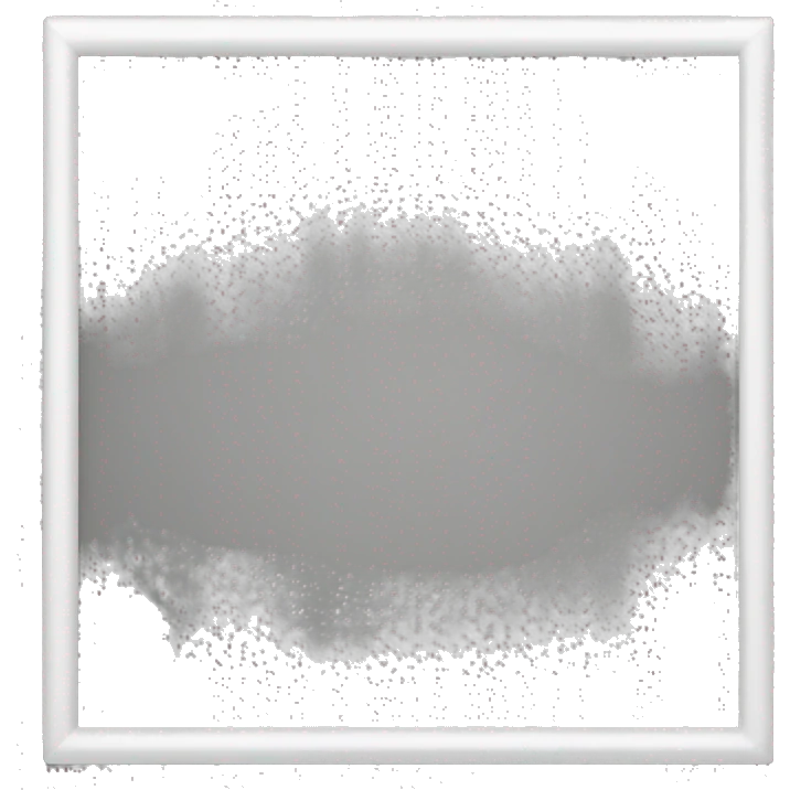 an empty photo frame with no picture emoji