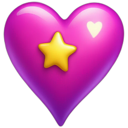 pink-and-purple-heart-with-yellow-sparkles emoji