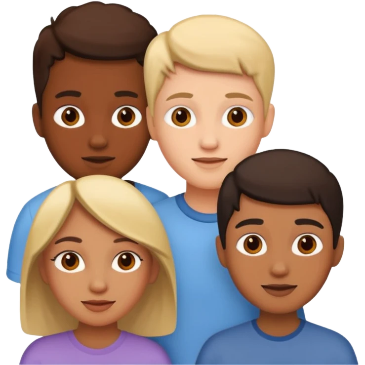 4 friends  emoji