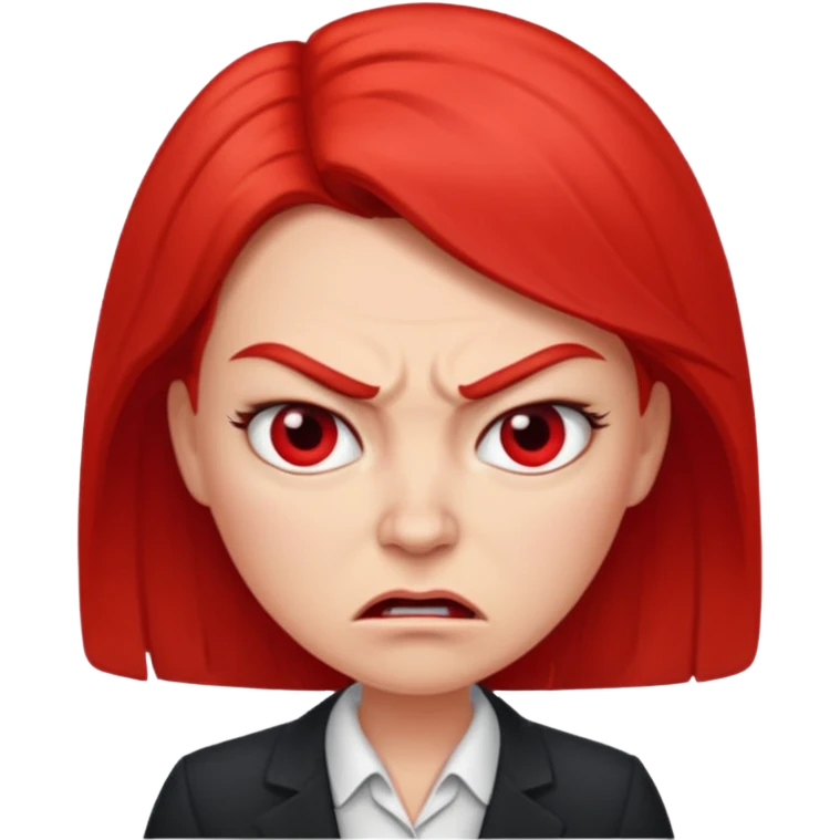 Angry boss lady emoji