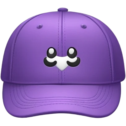 purple NYC cap emoji