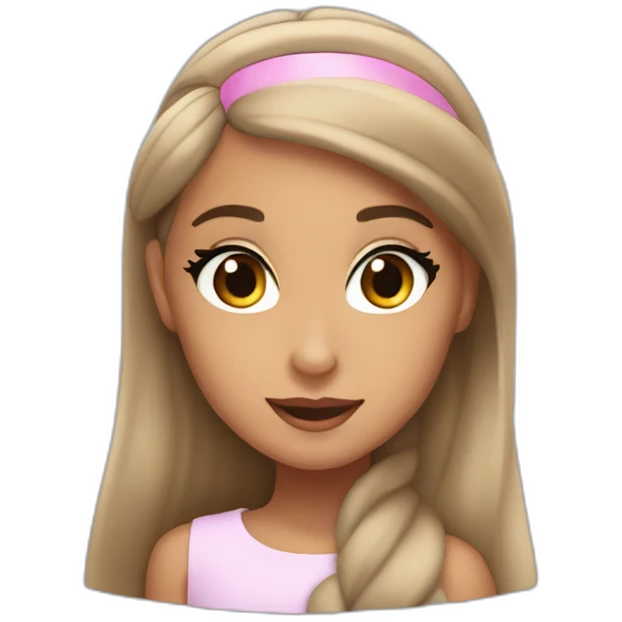 Ariana Grande with a béer emoji