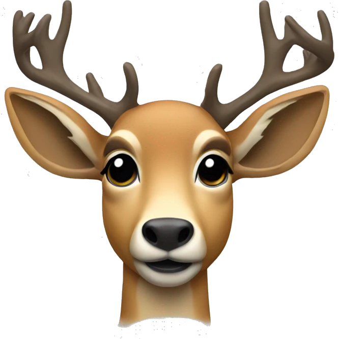 Deer dj  emoji