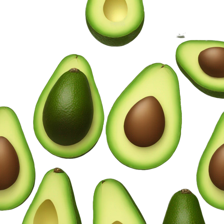 avocado umana con la faccia beve una lattina emoji