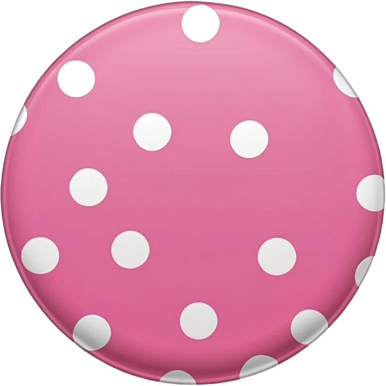 brown pink polka dots emoji