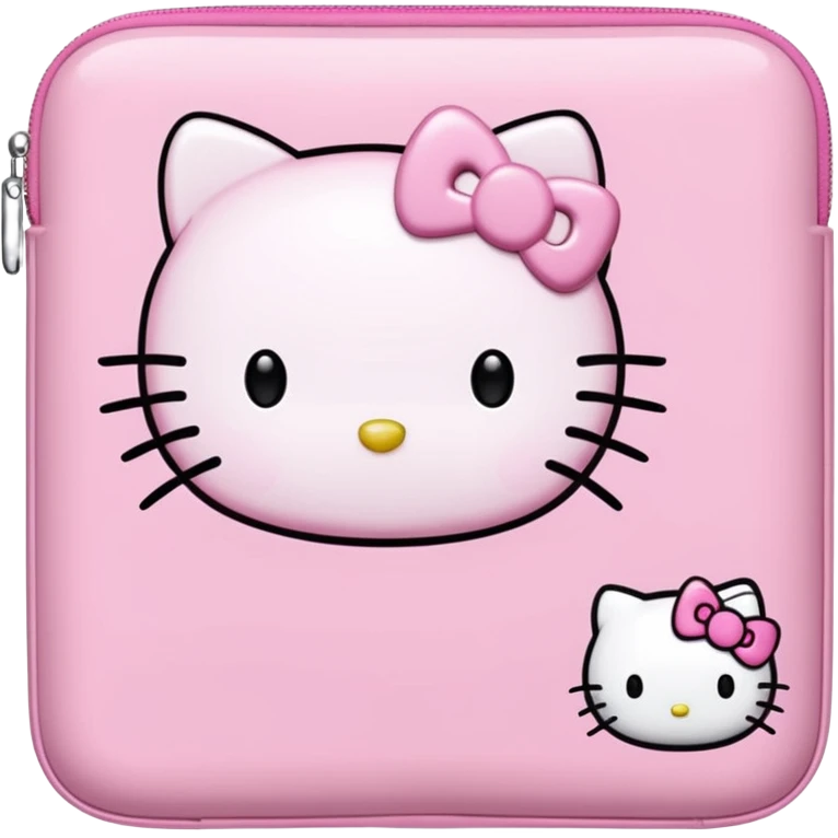 je veux un iPad rose cute avec une coque hello kitty emoji