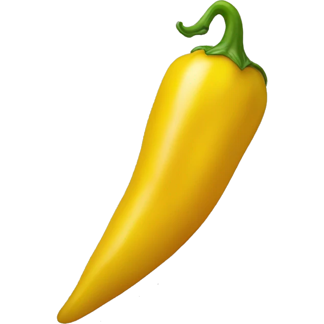 Yellow pepper emoji