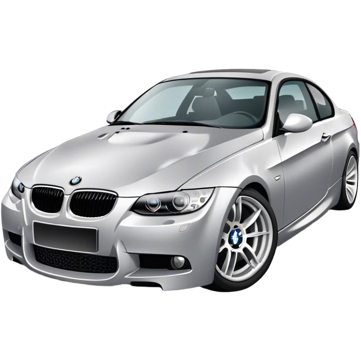 bmw 335i e92 silver emoji