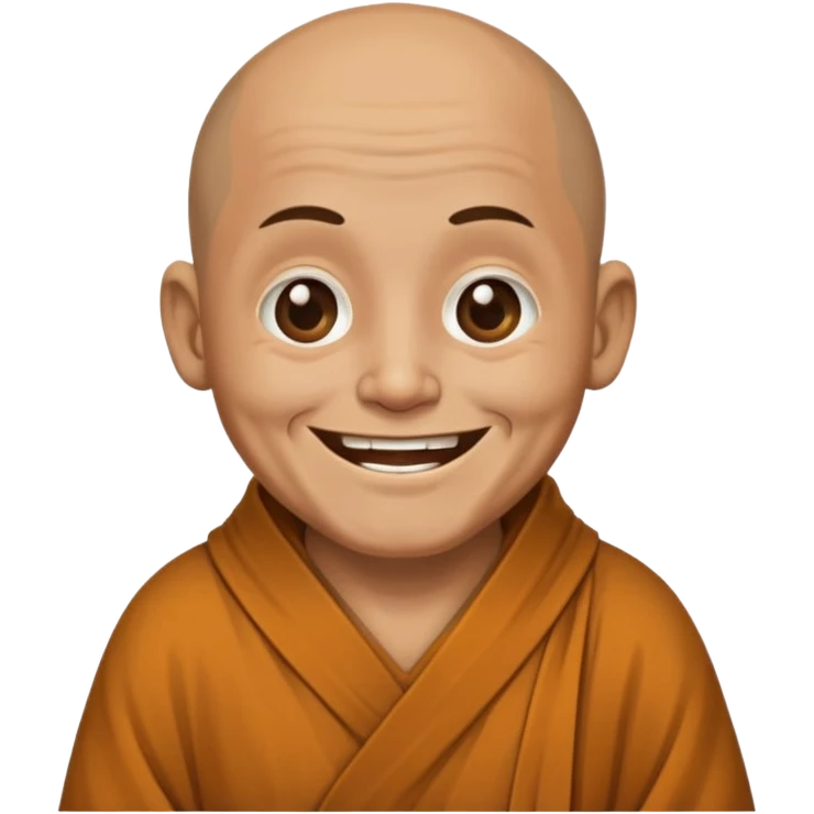 Drunken monk emoji