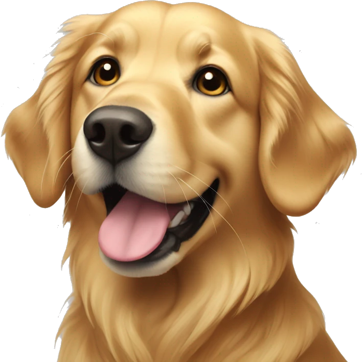 Golden retriever  emoji