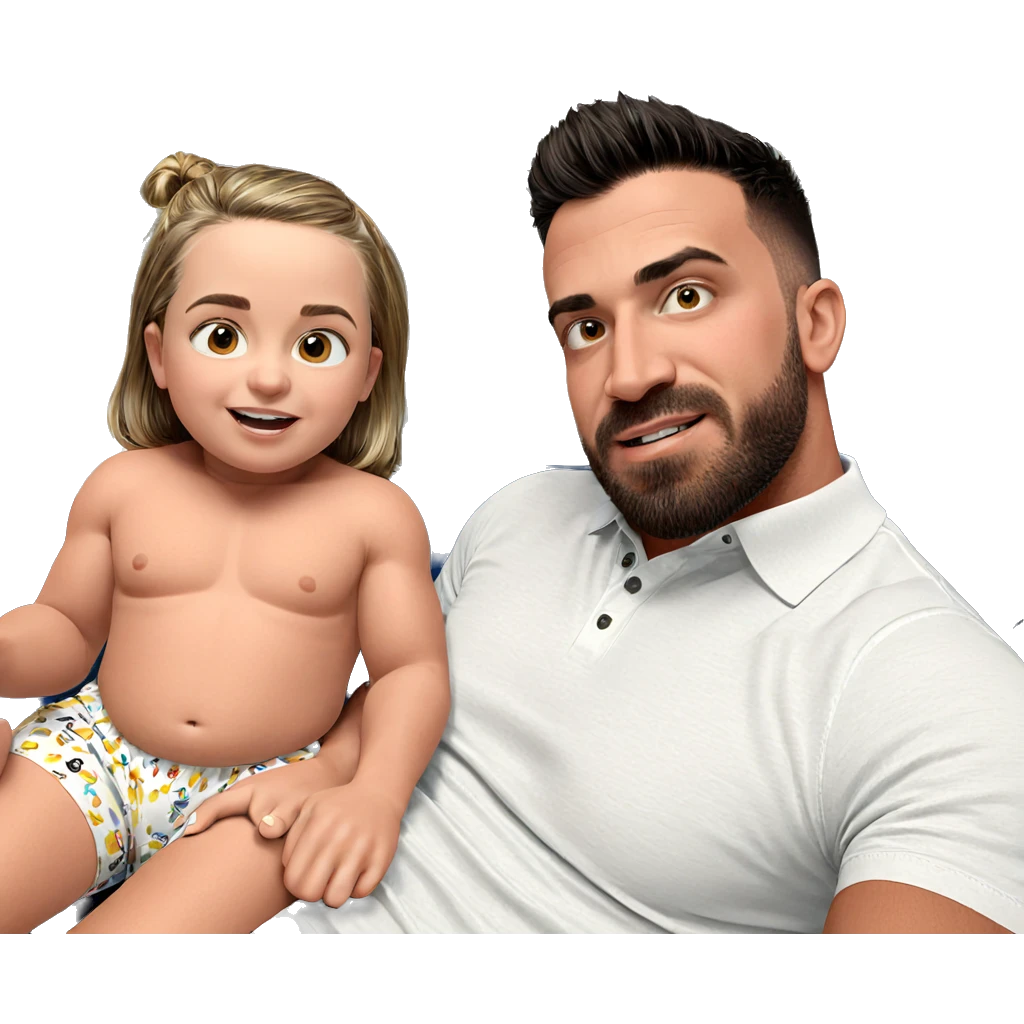 child and adult indoor moment emoji