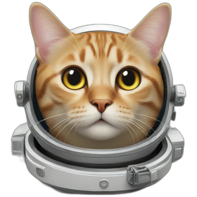 A cat in space emoji