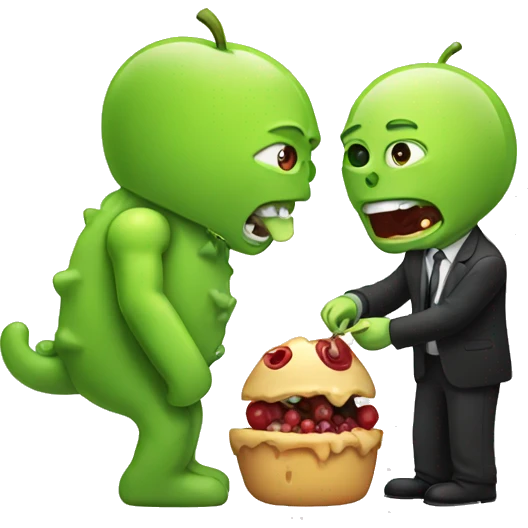 Iphone eating android emoji