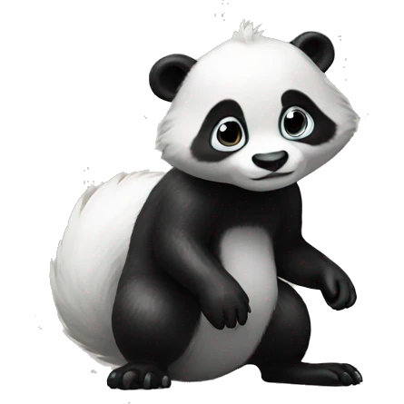 skunk-panda-hybrid full body emoji