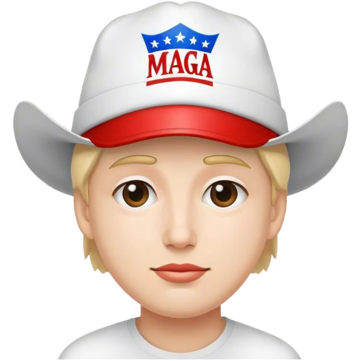 MAGA hat emoji