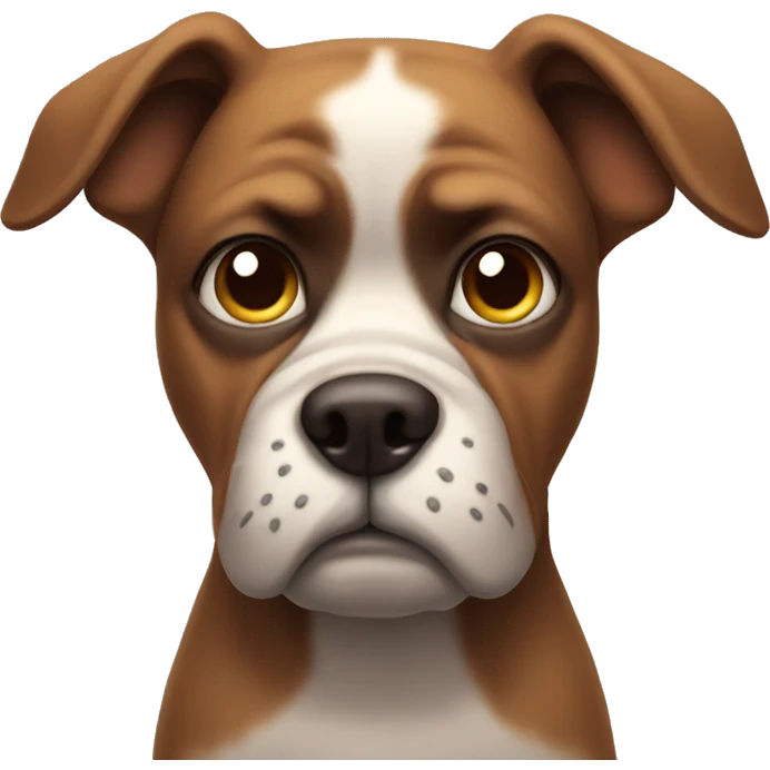 grumpy dog emoji