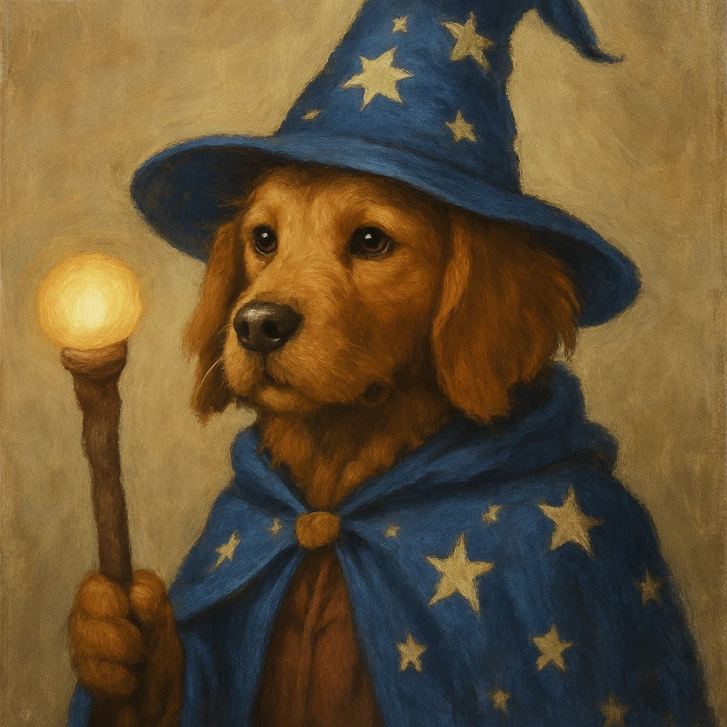 wizard dog1 emoji