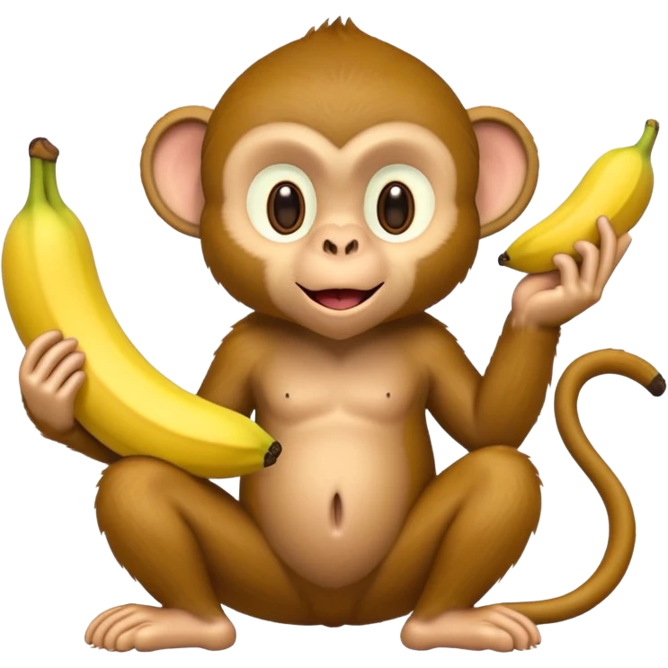 monkey eating a banana  emoji