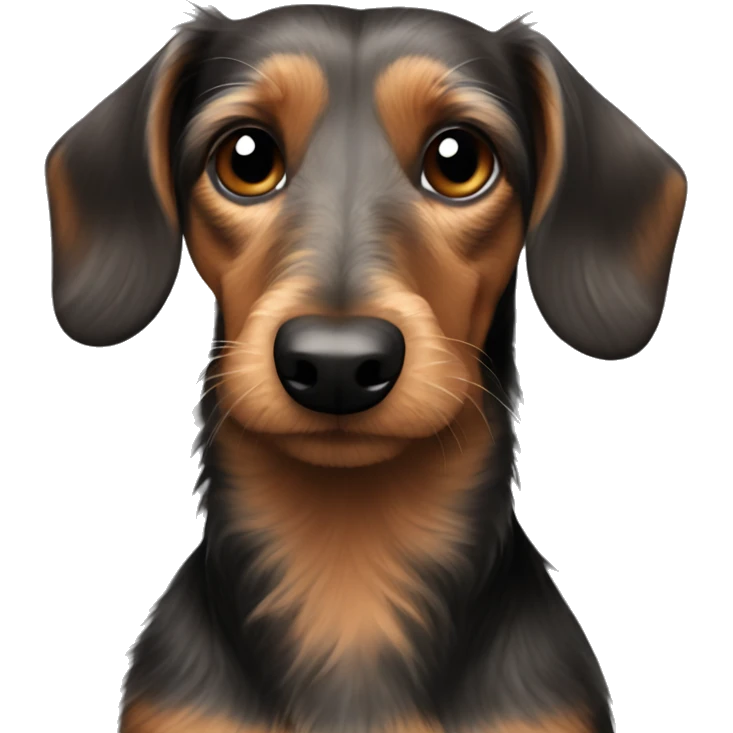 Wire haired dachshund  emoji