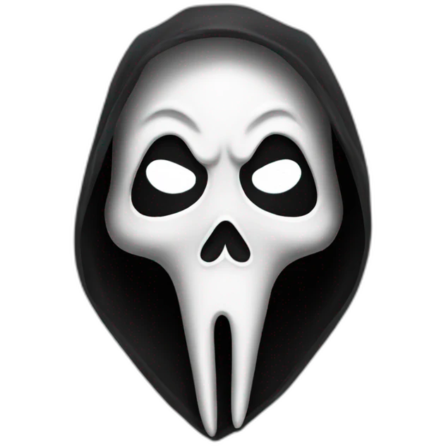masque de scream filme emoji