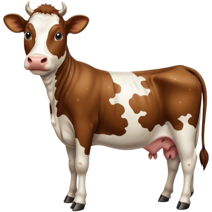 Dairy cow emoji