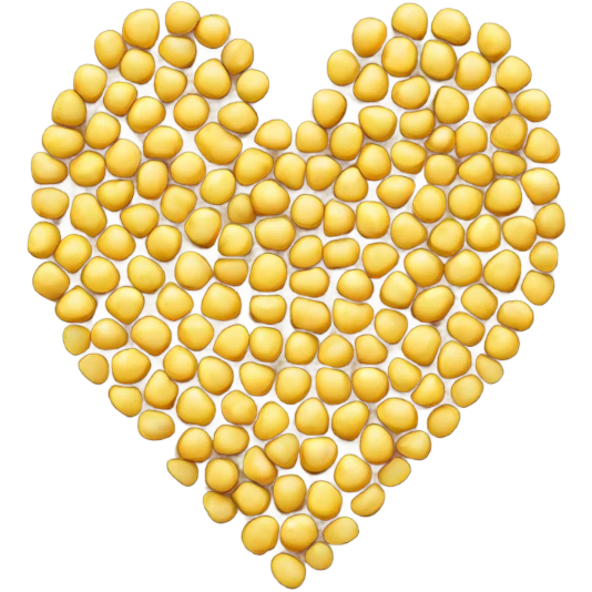 Heart made of corn  emoji