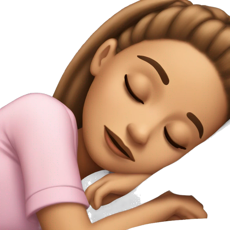 Ariana Grande sleeping emoji