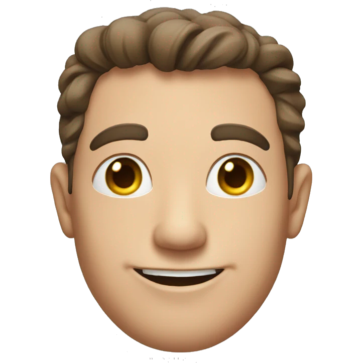 Patrick batemen smiling  emoji