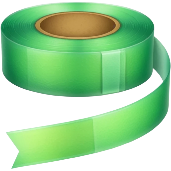 emoji of warm light green tape emoji