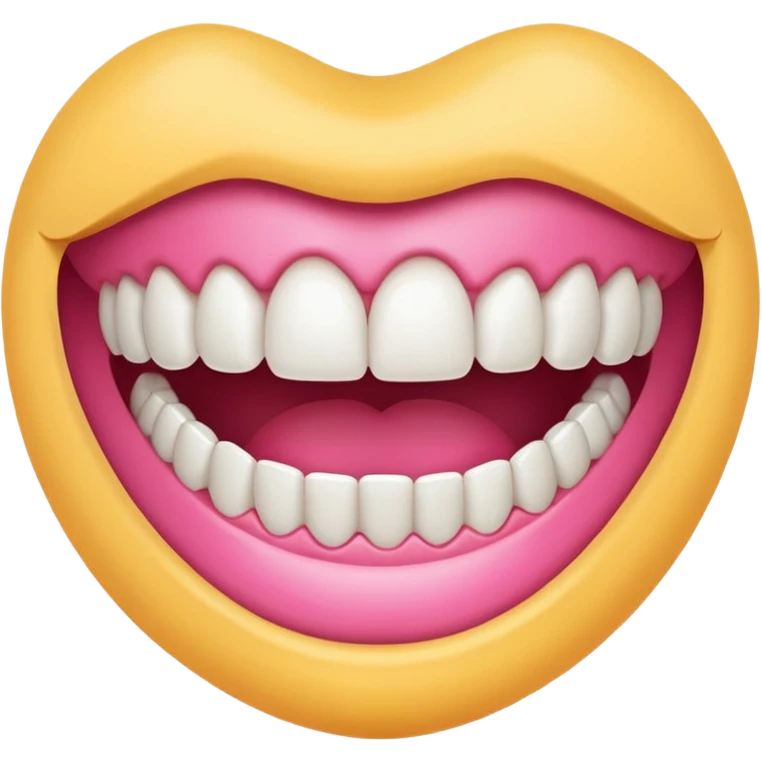 mouth teehts emoji