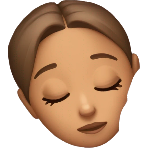 Ariana Grande sleeping emoji