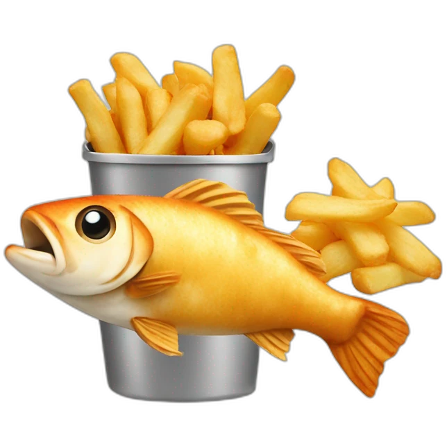Fish and chips emoji