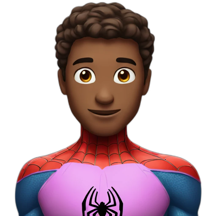 spider-man with heart in his eyes emoji