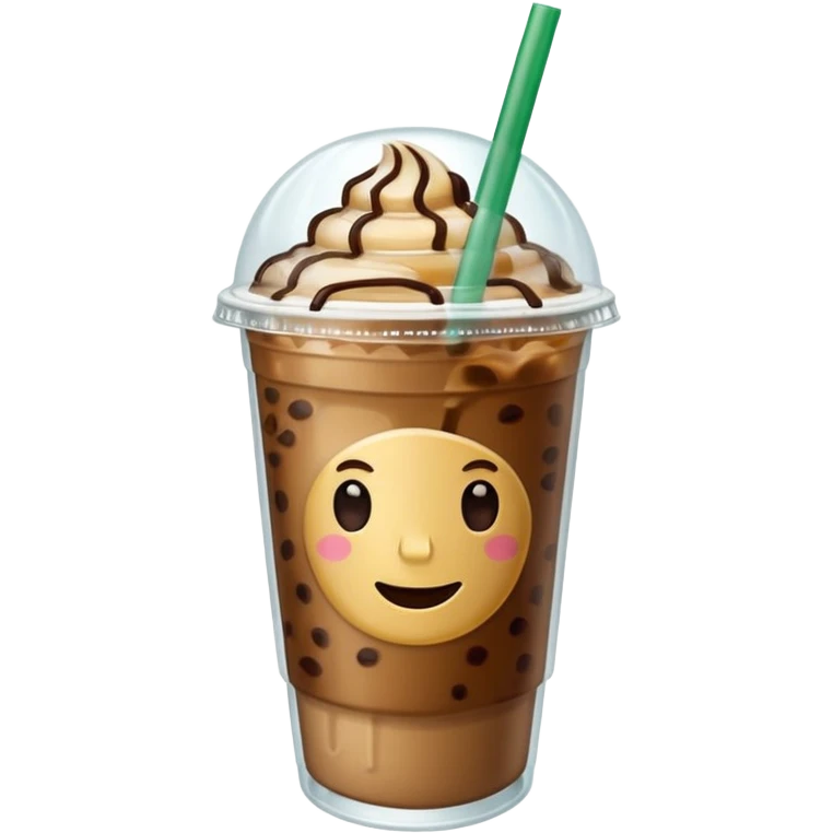 Iced Starbucks coffee emoji