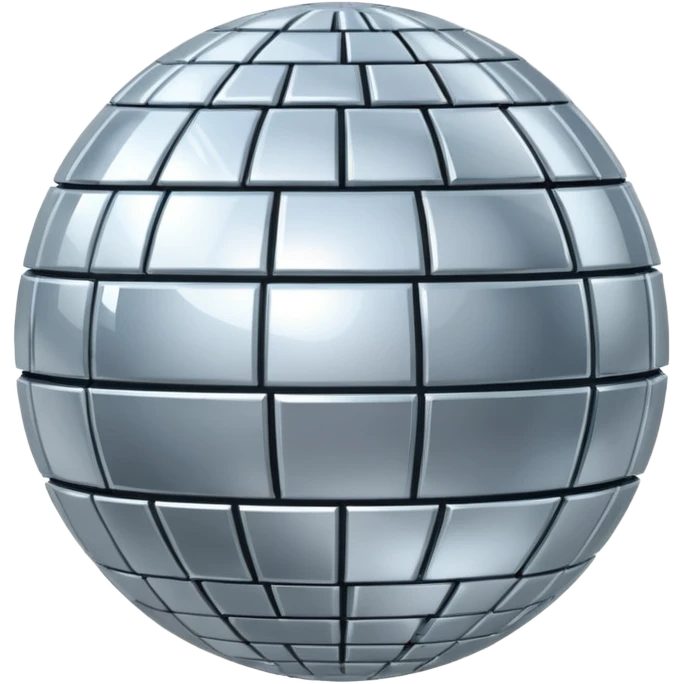 silver disco ball emoji