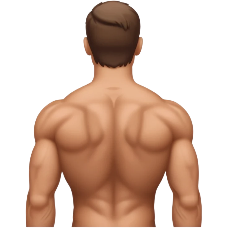 back pain, focus on humen back emoji