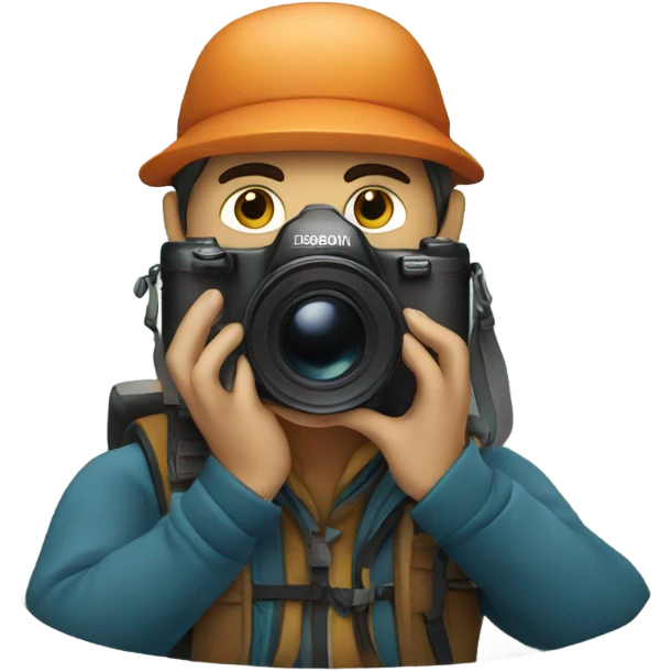Mountain photographer  emoji