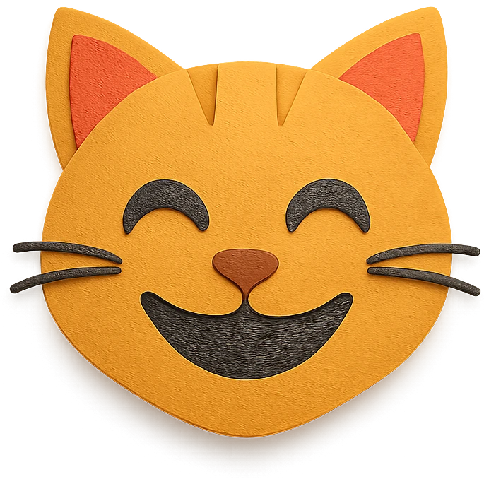 happy cat emoji