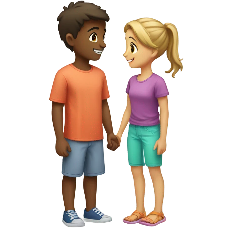 boy and girl emoji