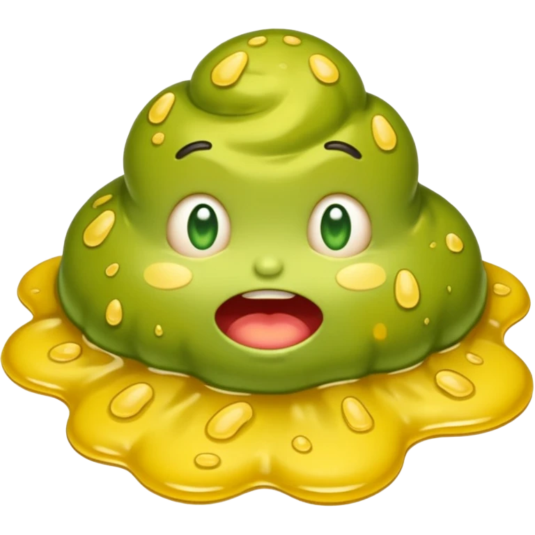 nasty, disgusting vomit  emoji