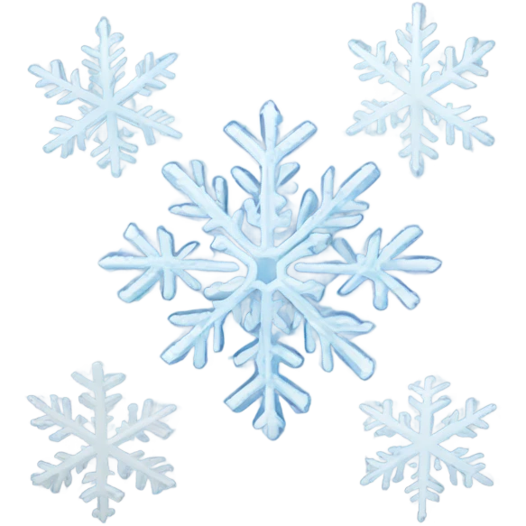 A shooting snowflake emoji