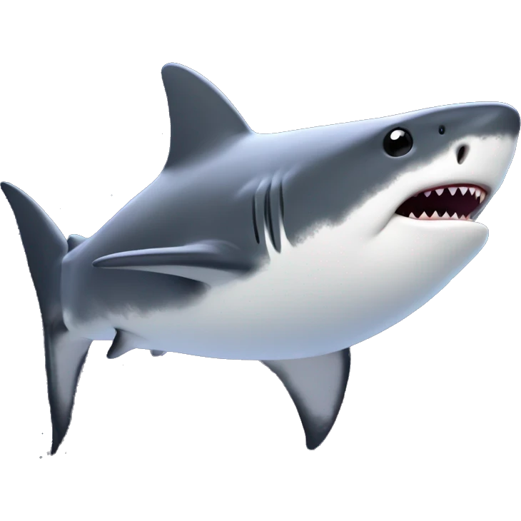 A fat shark holding the andromeda galaxy  emoji