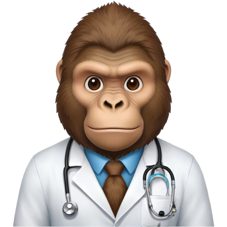 Doctor gorilla emoji