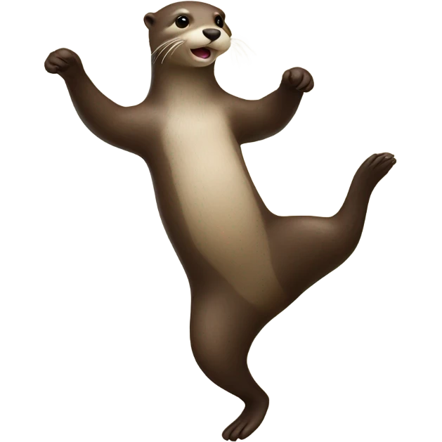 Dancing otter emoji