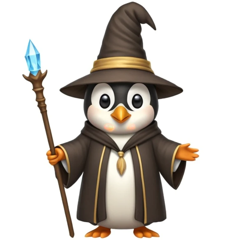 Penguin Wizard emoji