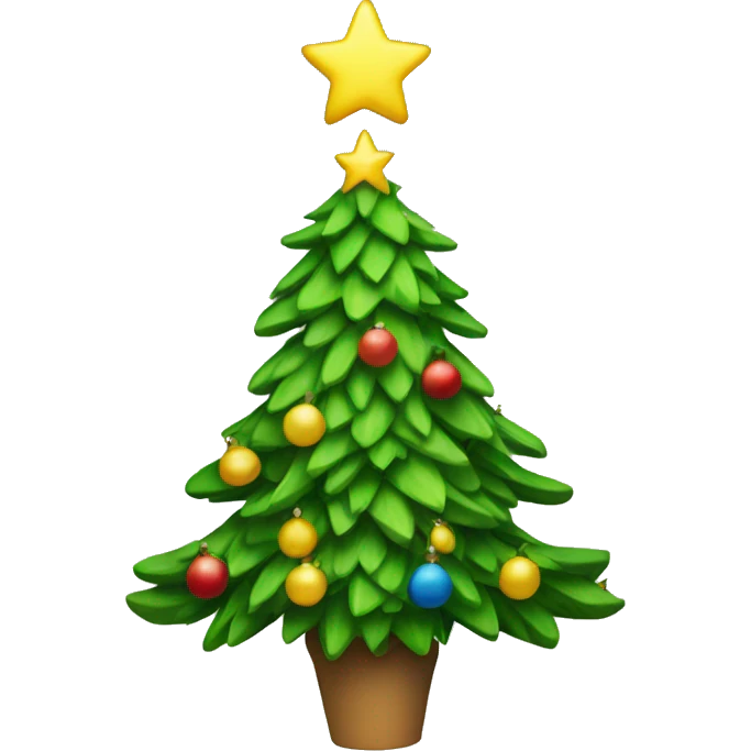 Dancing Christmas tree emoji